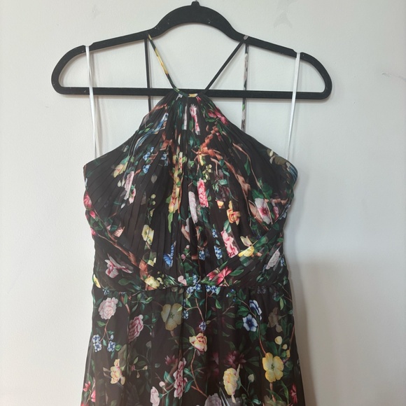 Marchesa Notte Flowering Halter High-Low Gown - Picture 7 of 7